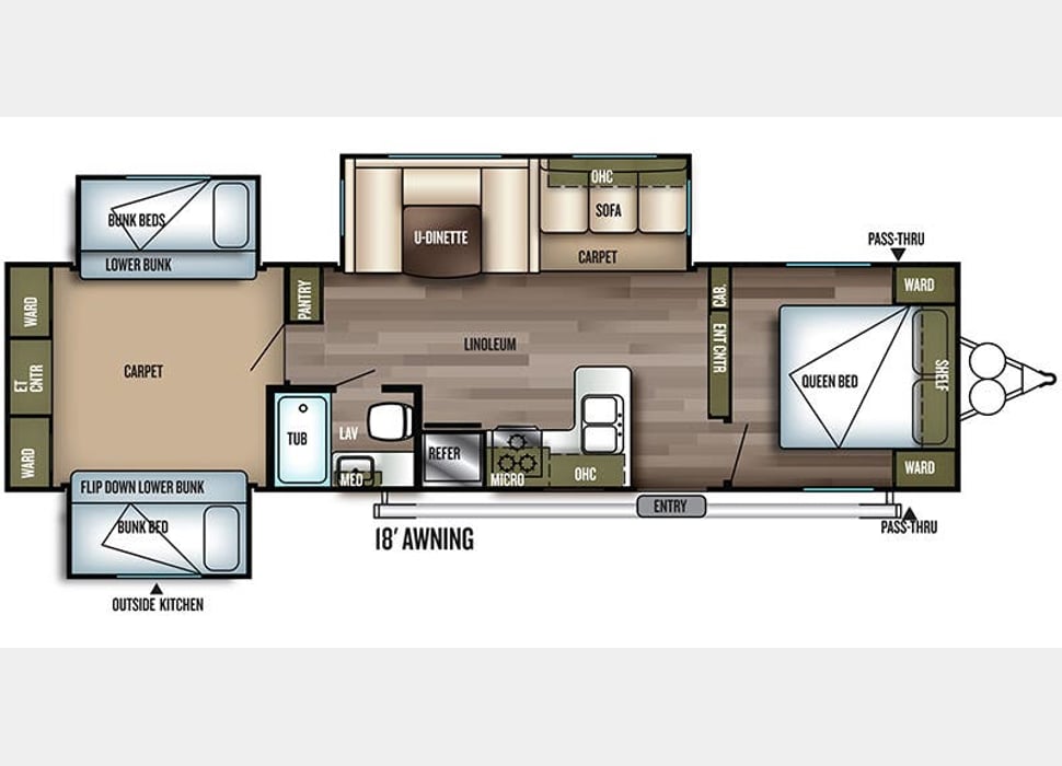 Travel Trailer rentals in Kingsley
