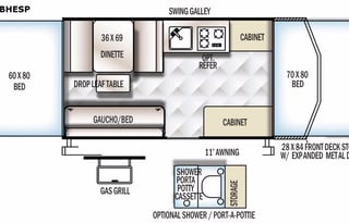 2017 Forest River RV Rockwood Extreme Sports 2280BHESP