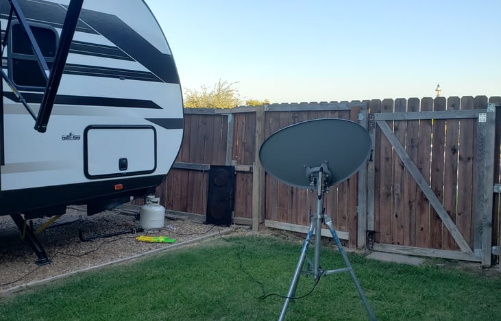 Optional Directv with tripod that will include 2 Tv's with 2 receivers.