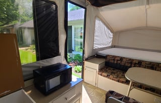 Family Friendly Popup Camper w/ Cargo Deck