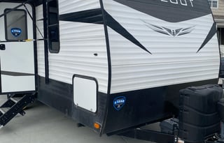 Elijah's bunkhouse trailer