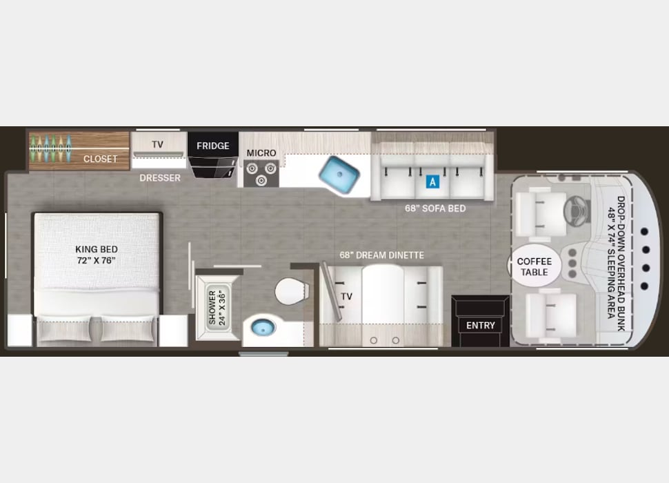 Class A Motor Home rentals in Ridgeland