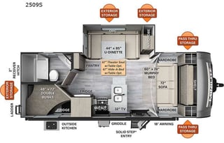 2023 Forest River RV Rockwood Mini Lite 2509S