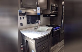 (Unit 26) Light Weight Jayco 267 Trailer with bunks & outside kitchen