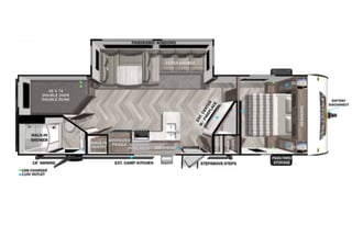 To Infinity & Somewhere RV Rental |Wildwood 26dbud