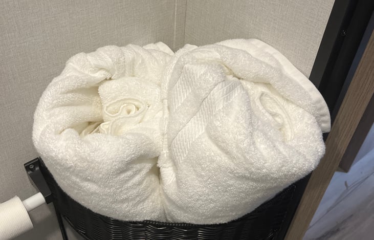 4 bath Towels total