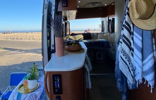 Luxury Camper Van | King Bed, Bathroom, Generator