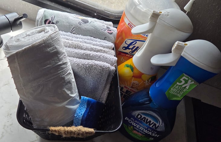 Cleaning supplies
