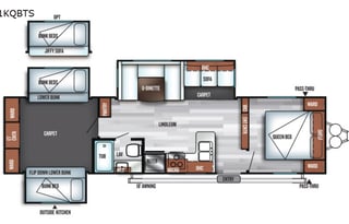 2018 Forest River RV Salem 31KQBTS