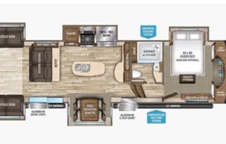 43’ Luxurious & Spacious 5th Wheel