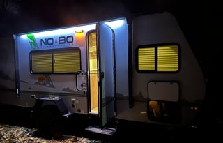 Cozy Home on Wheels: Lightweight Travel Trailer