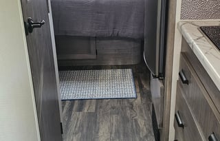 Sir Lancelot is a true 4 season cabin on wheels.