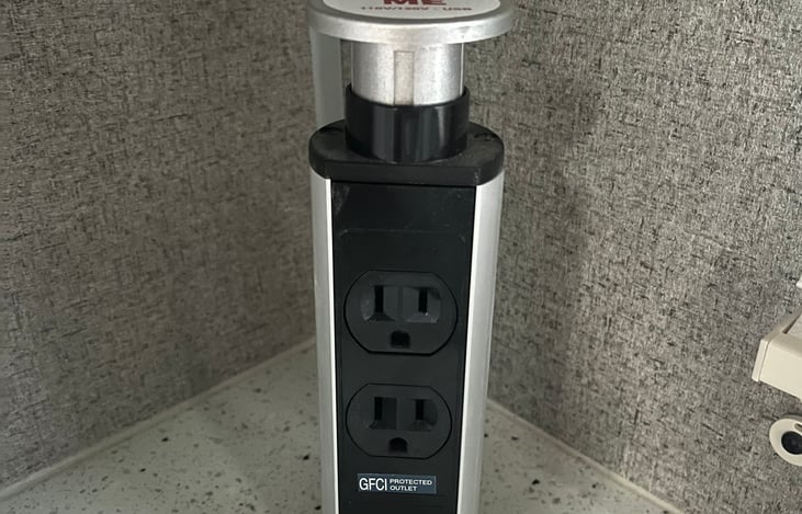 Plenty of charging stations throughout RV