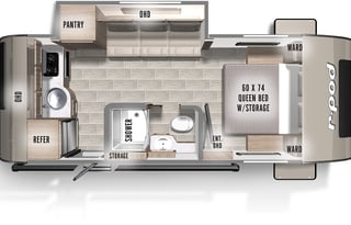 Roomy and sleek: 2020 Forest River RV R Pod RP-196