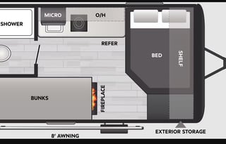 2025 Keystone Colman 13B bunkhouse