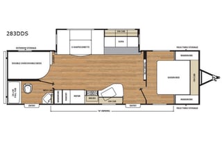 2018 Coachmen RV Catalina Legacy 283DDS