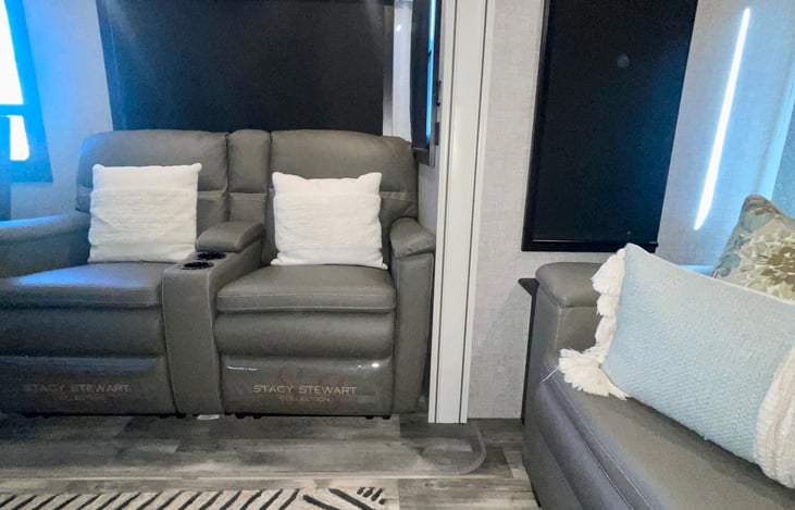 His and Her Reclining Chairs