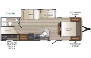 ***Delivery Only - Keystone Outback UL 276UBH