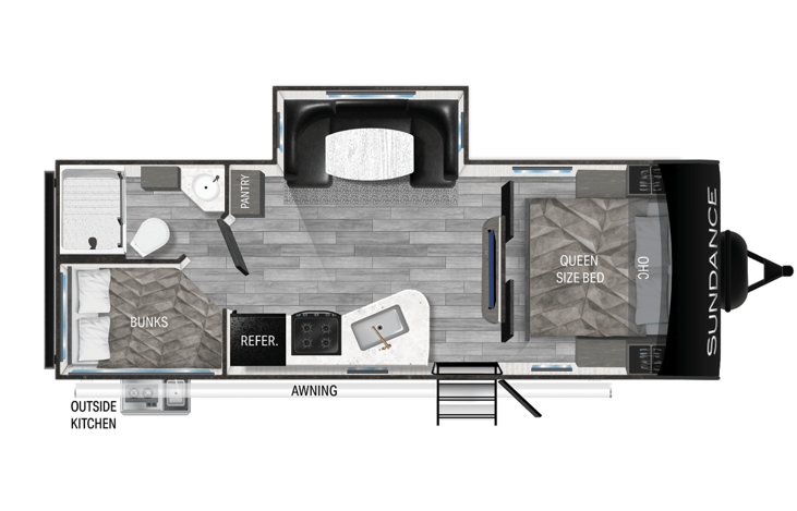 Perfect floorplan to camp in style