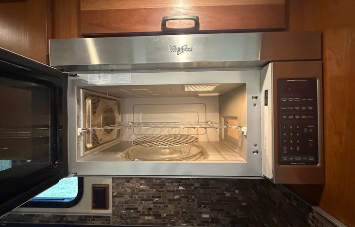 Microwave is also a convection oven