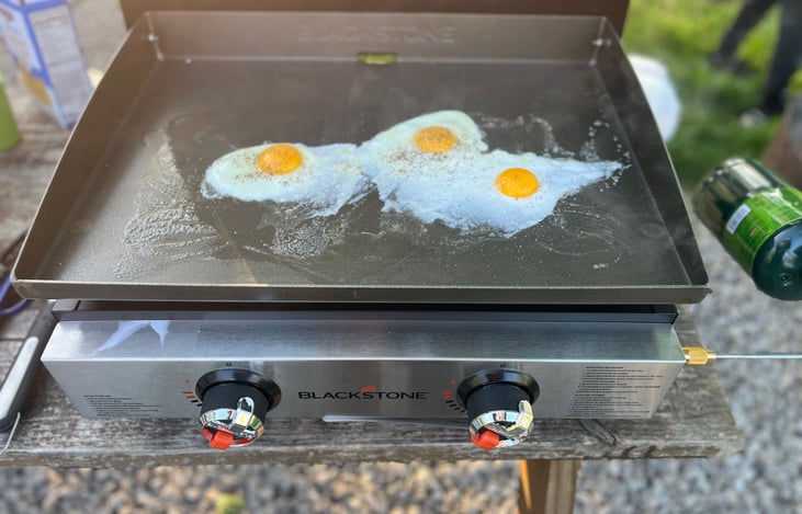 Blackstone Grill (upon request for just $25) to complete every meal!