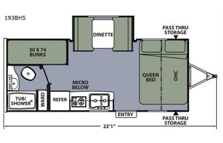 2017 Coachmen RV Apex Nano 193BHS