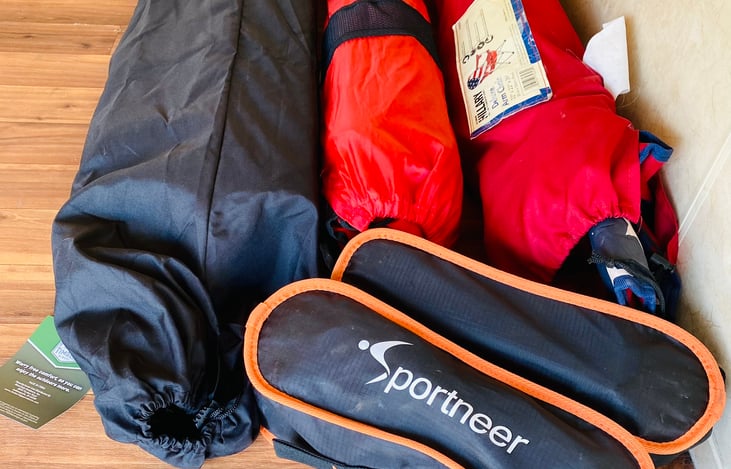 Camping table and chairs