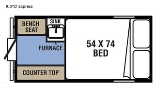 2021 Coachmen RV Clipper Camping Trailers 9.0TD Express