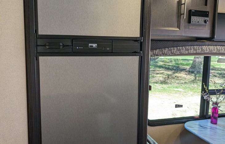 small refrigerator with freezer