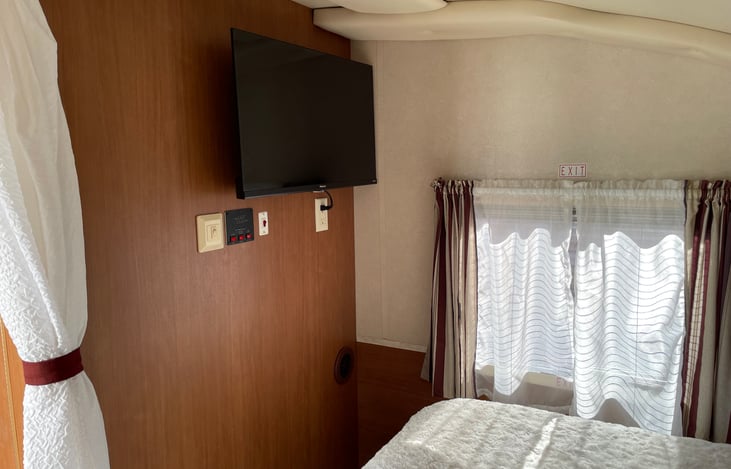 Master Bedroom includes a TV!