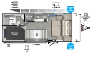 Forest River Salem FSX 179DBK