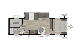 2021 Della Terra 27' sleeps 8 w King Bed