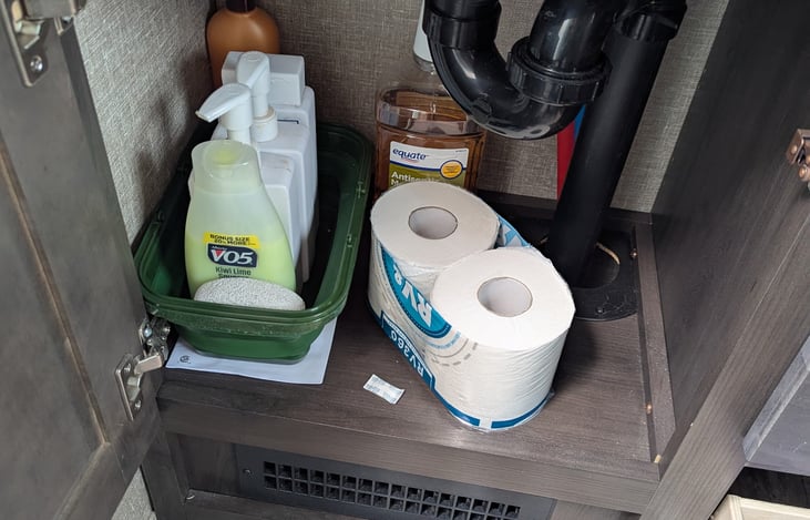 Bathroom necessities.