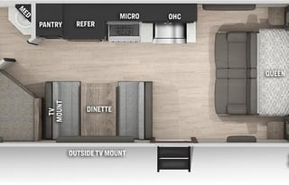 2022 Forest River Grey Wolf 22MKSE