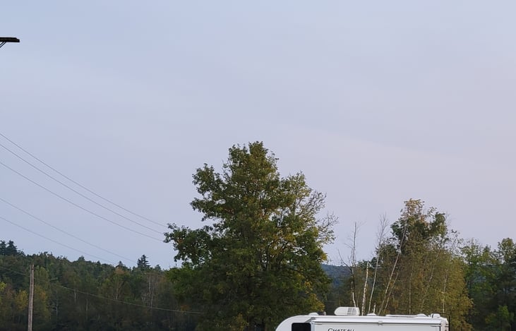 On the road in New England