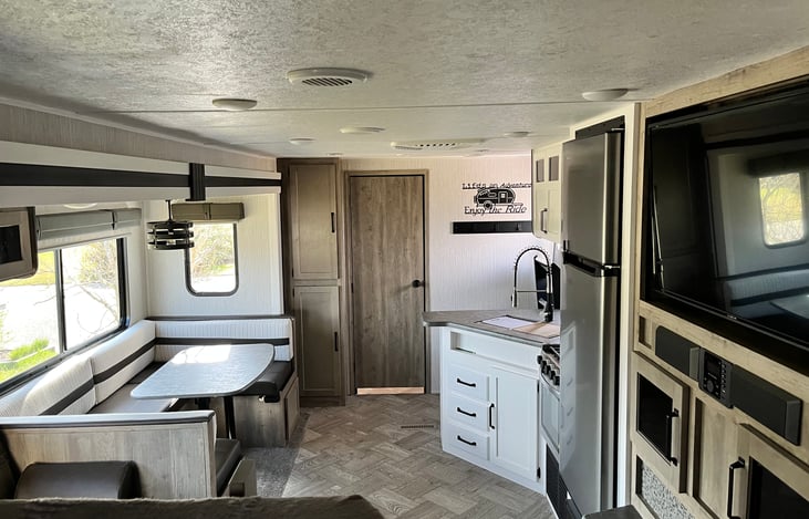 Front end of trailer