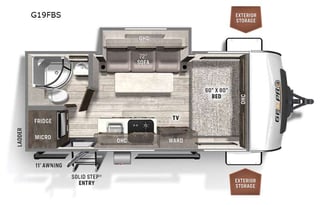 2021 Forest River RV Rockwood GEO Pro G19FBS