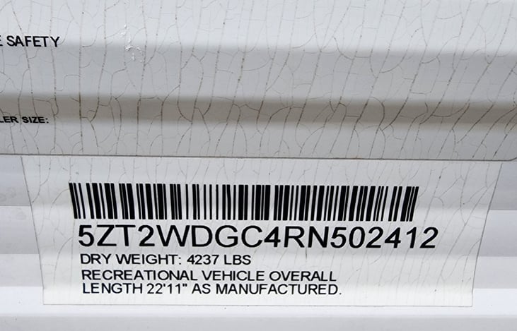Dry weight at 4237lbs makes this unit towable with most suvs and small trucks. Please message me if you have questions on towing the rv.