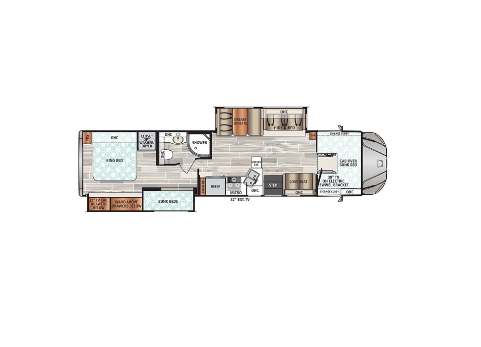 Class C Motor Home rentals in Lapeer