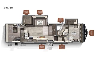 2021 Forest River Rockwood Ultra Lite 2891BH
