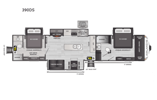 2022 Keystone RV Avalanche 390DS