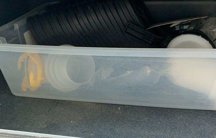 Necessities to set up water drainage.