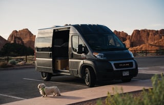 Happy Glamper, 2022 Ram Promaster Camper #vanlife