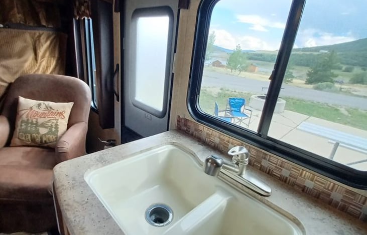 Kitchen sink with excellent view (maybe)