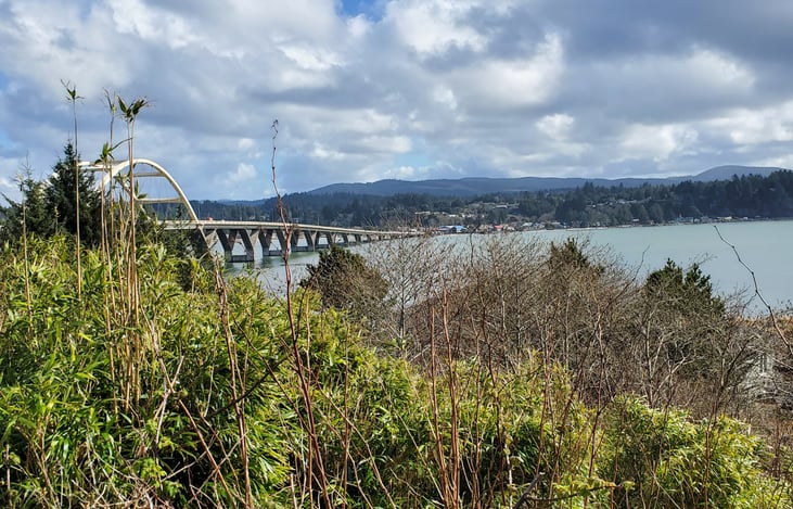 View from Waldport/Newport KOA
