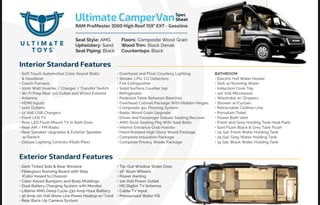 2023 Ultimate Toys Luxury Ultimate CamperVan