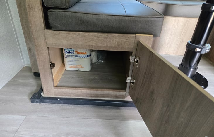 Storage everywhere.