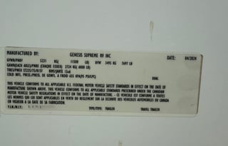 2025 Genesis Supreme Genesis Supreme G275CRXL