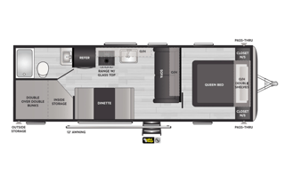 2022 Springdale 28ft Bunkhouse - Solar/Inverter