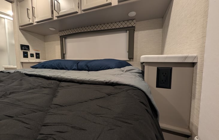 The Adventure Wagon - Queen Bed with His/Hers Charging Stations